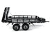 FASTRAX DUAL-AXLE TRAILER W/RAMPS & LEDS (MED 1/12-1/18) - BLACK