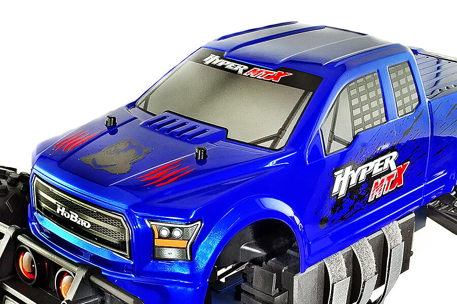 HOBAO HYPER MONSTER TRUCK X ELECTRIC WITH HW150A ESC - BLUE