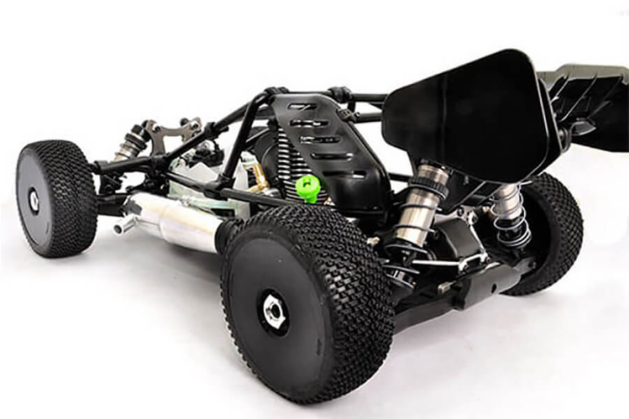 HOBAO HYPER CAGE BUGGY RTR W/MACH*28 ENGINE - BLACK