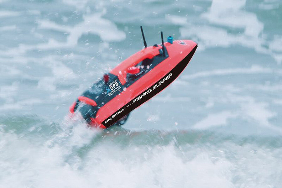 FISHING PEOPLE SURFER LAUNCHED RC BAIT RELEASE GPS BOAT V2.0