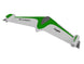 XFLY EAGLE 40MM EDF FLYING WING WITHOUT TX/RX/BATTERY WITH GYRO - GREEN