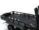FASTRAX DUAL-AXLE TRAILER W/RAMPS & LEDS (MED 1/12-1/18) - BLACK
