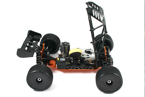 HOBAO HYPER CAGE TRUGGY BLACK NITRO RTR W/MAC28 6P ENGINE