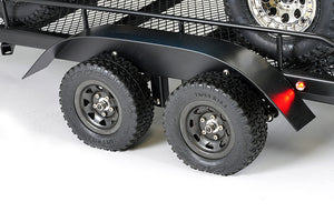 FASTRAX SCALE DUAL AXLE TRUCK CAR TRAILER W/RAMPS & LEDS