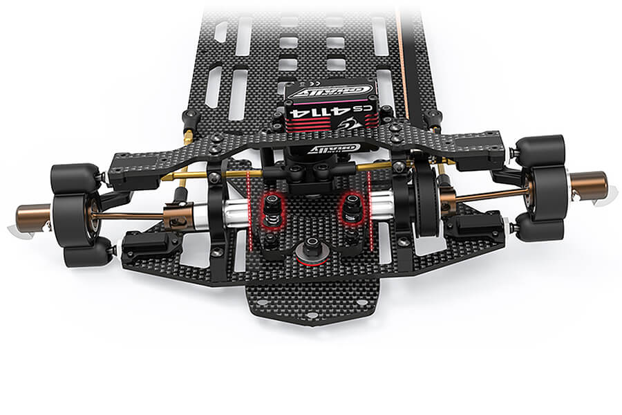 CORALLY SSX823 CAR KIT CHASSIS KIT ONLY, NO ELEC /BODY/TYRES
