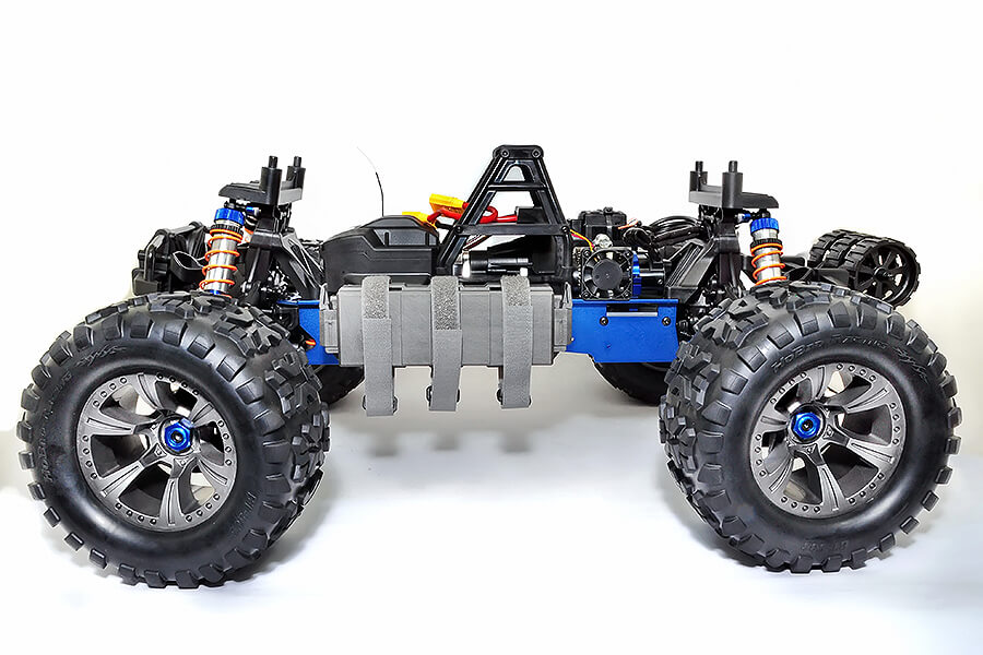 HOBAO HYPER MONSTER TRUCK X ELECTRIC WITH HW150A ESC - BLUE