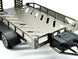 FASTRAX DUAL-AXLE TRAILER W/RAMPS & LEDS (MED 1/12-1/18) - TITANIUM