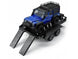 FASTRAX DUAL-AXLE TRAILER W/RAMPS & LEDS (MED 1/12-1/18) - BLACK