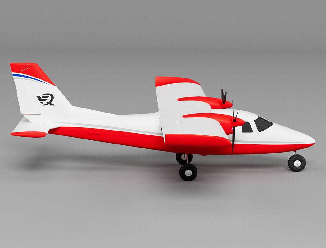 XFLY P68 TWIN 850MM WINGSPAN WITHOUT TX/RX/BATTERY - RED