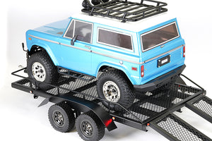 FASTRAX SCALE DUAL AXLE TRUCK CAR TRAILER W/RAMPS & LEDS