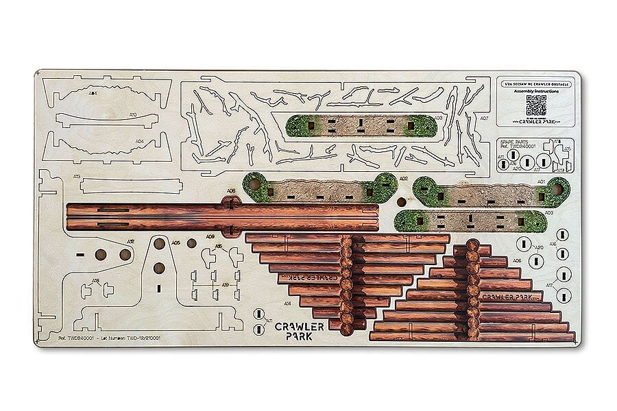 CRAWLER PARK STARTER KIT CIRCUIT RC CRAWLER PARK 1/24