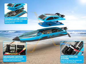 VOLANTEX ARROBOLT SR40 40CM BRUSHLESS BOAT RTR - GREEN (WITH USB CHARGER)