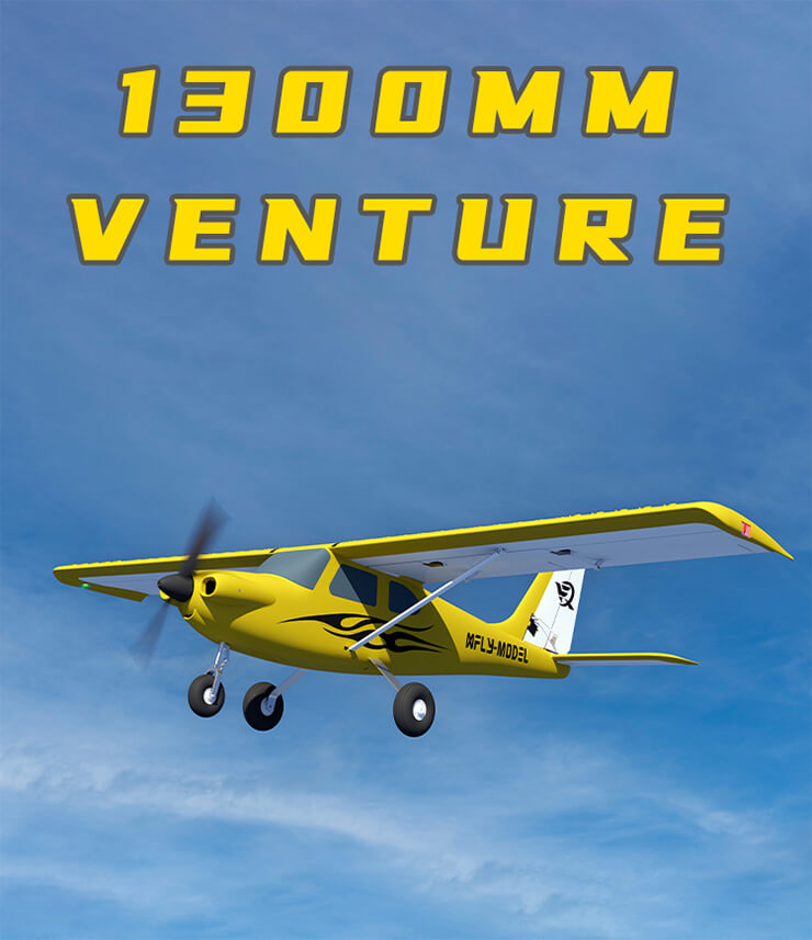 XFLY 1300MM VENTURE HIGH WING ADVANCED TRAINER
