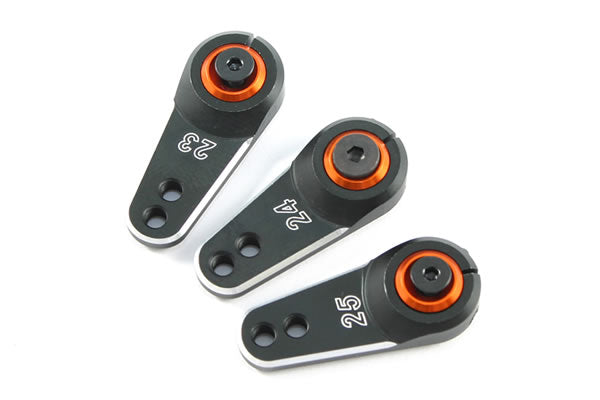 FASTRAX 23T BLACK ALUMINIUM SERVO HORN (KO/SANWA)