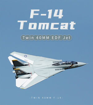 XFLY TWIN 40MM F-14 TOMCAT EDF 700MM JET WITHOUT TX/RX/BATTERY