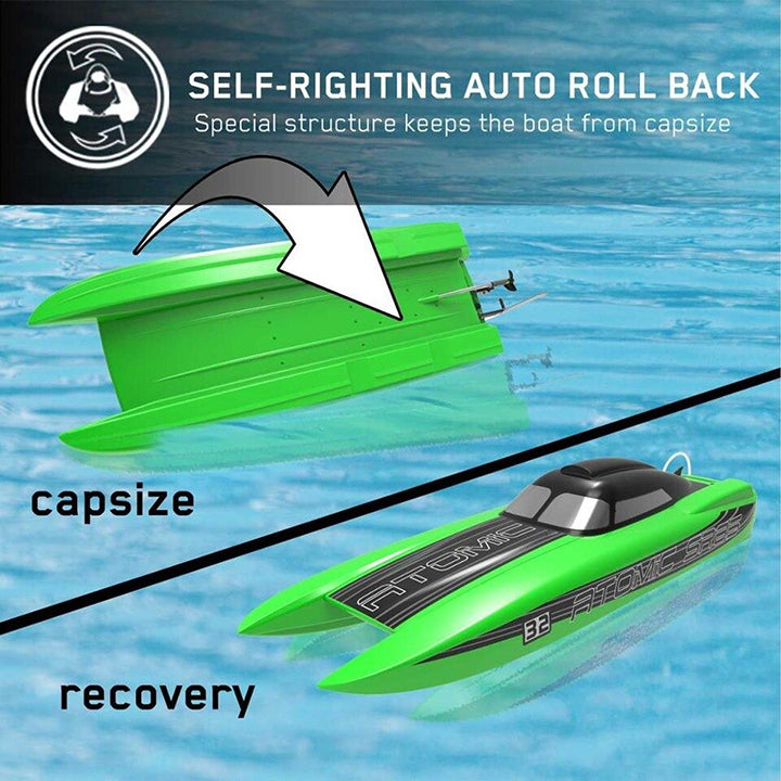 VOLANTEX ATOMIC SR85 BRUSHLESS BOAT (NO BATT)- GREEN