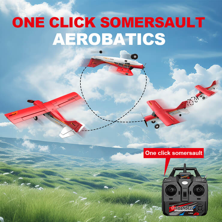 KOOTAI MAULE 512MM BRUSHLESS 4CH WITH GYRO EPP RTF - MODE 2 (RED)