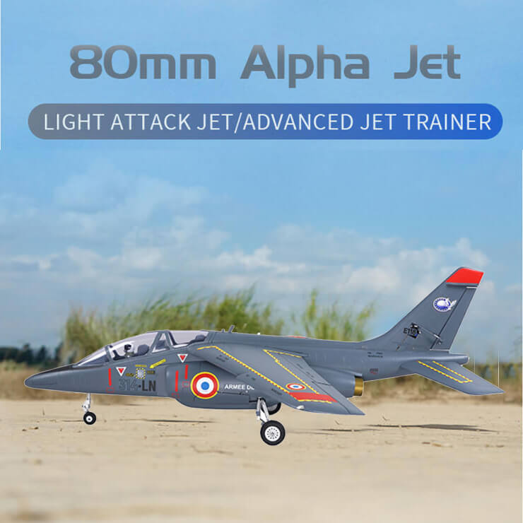 XFLY 80MM ALPHA EDF 970MM JET WITHOUT TX/RX/BATT - GREY