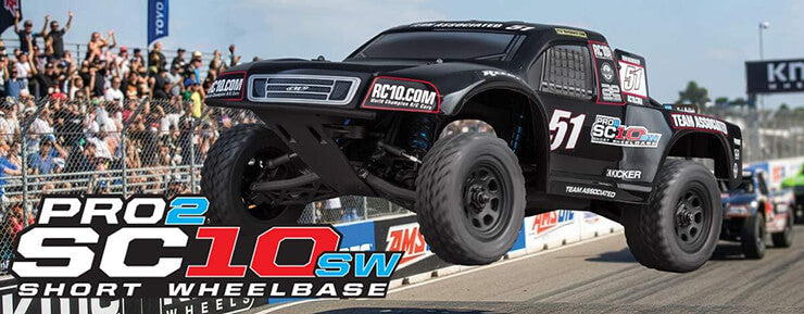 TEAM ASSOCIATED PRO2 SC10SW SHORT COURSE TRUCK RTR - BLACK