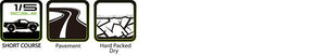 LOUISE RC SC-ROCKET 1/5 FR/RR SPORT HEX 24MM BLACK