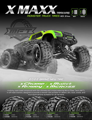 LOUISE RC X-CHAMP BLACK XMAXX MOUNTED 24MM HEX