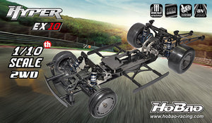 HOBAO HYPER EX10 1/10 2WD DRAG CAR PRO ARR W/O BODY,ELECTRICS