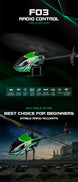 KOOTAI F03 4CH SINGLE BLADE FLYBARLESS HELICOPTER PURPLE/BLUE