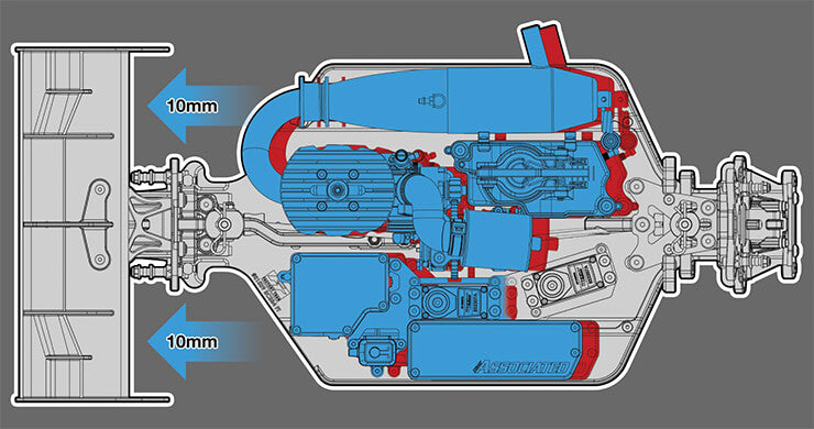 TEAM ASSOCIATED RC8B4 FACTORY TEAM RWB CHASSIS