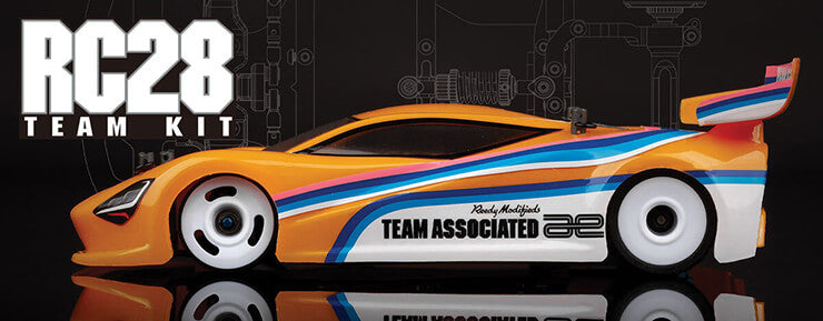 TEAM ASSOCIATED RC28R TEAM KIT WITH RADBODY MAKO X & WHEEL/TYRES