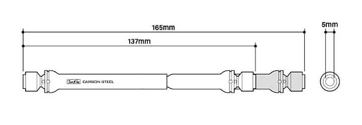 GMADE HARDENED UNIVERSAL SHAFT FOR GMADE GOM ROCK BUGGY