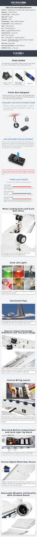 XFLY TWIN EDF 70MM J65 WITHOUT TX/RX/BATTERY