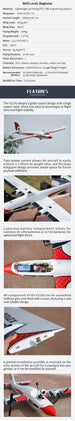 XFLY SWIFT X2100 TWIN GLIDER WITHOUT TX/RX/BATT