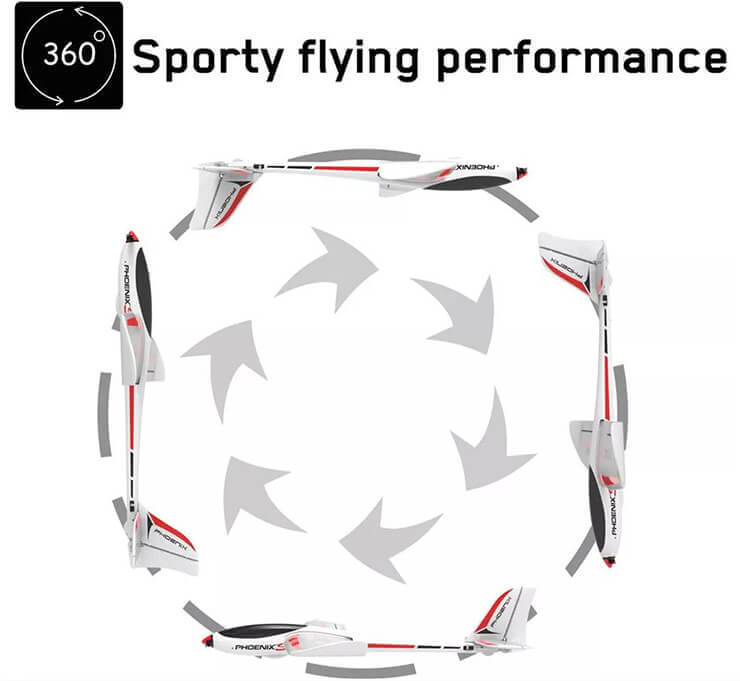 VOLANTEX PHOENIX S 1600MM GLIDER W/ABS FUSELAGE ARTF