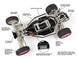 TEAM ASSOCIATED RC10 '91 STEALTH CAR
