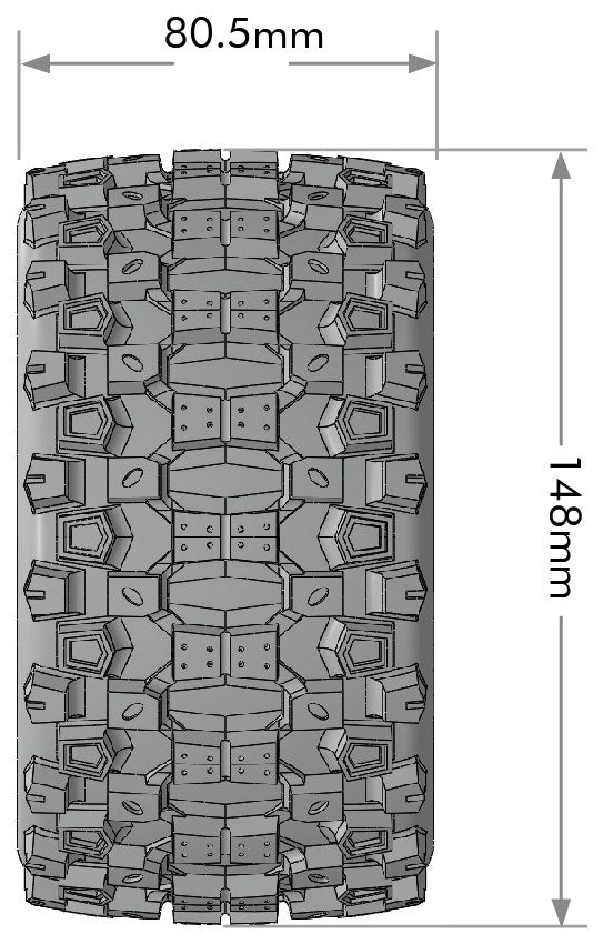 LOUISE RC MFT MT-UPHILL 1/8 0" & 1/2" OFFSET HEX 17MM