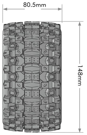 LOUISE RC MFT MT-UPHILL 1/8 0" & 1/2" OFFSET HEX 17MM