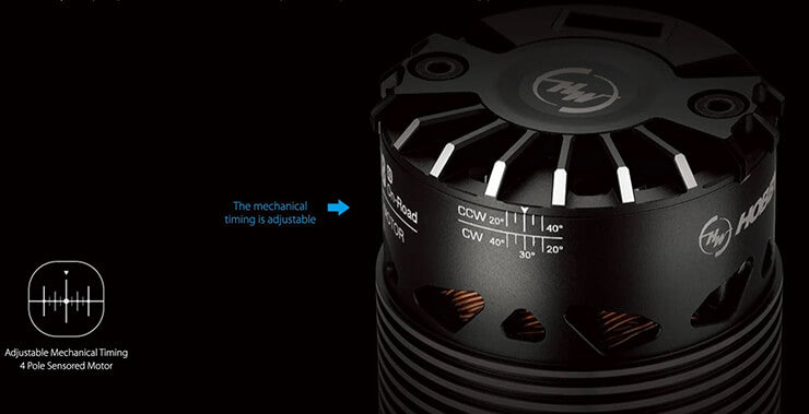 HOBBYWING XERUN 4268SD 2400KV BLACK G3 MOTOR 1/8TH ON-ROAD