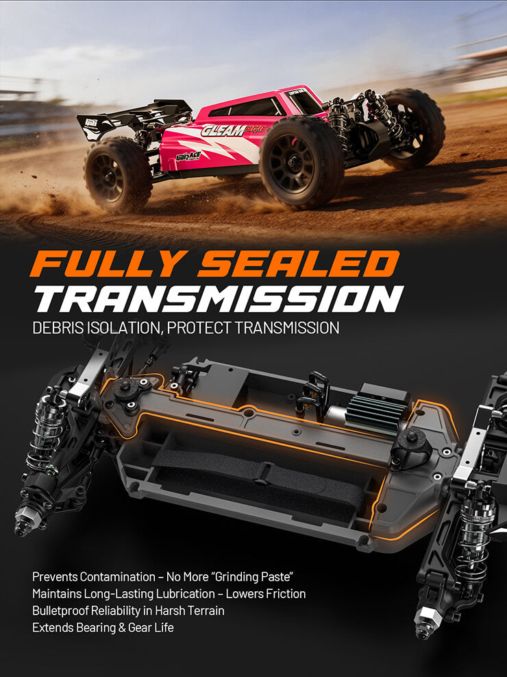 UDI RC 1/12 GLEAM 4WD BUGGY PRO BRUSHLESS RTR - PINK