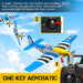 VOLANTEX P-51D MUSTANG V2 BLUE 4CH 400MM BRUSHED W/GYRO RTF