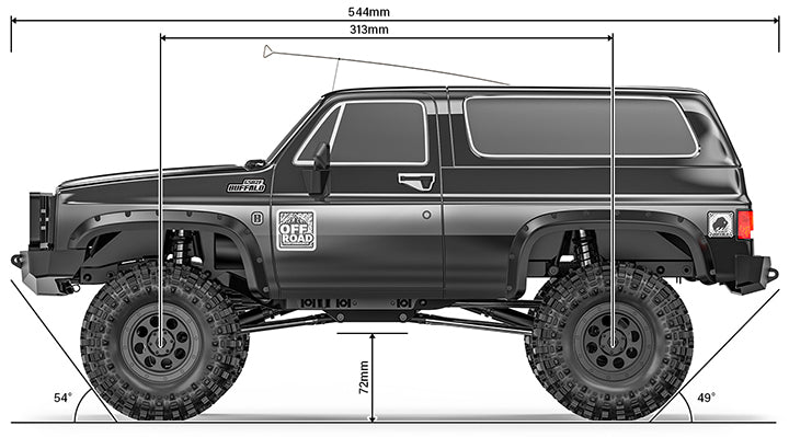 GMADE 1/10 GS02F BUFFALO TS RTR
