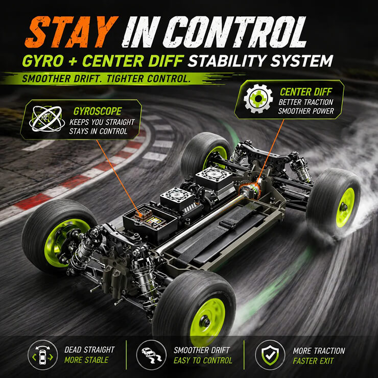 UDI RC 1/12 SIERRA 4WD SHORT COURSE TRUCK PRO RTR - GREEN