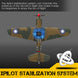 VOLANTEX P40 WARHAWK 4CH 400MM BRUSHED W/GYRO EPP RTF