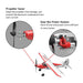 VOLANTEX SPORT CUB 500 4CH 500MM BRUSHED W/GYRO EPP RTF