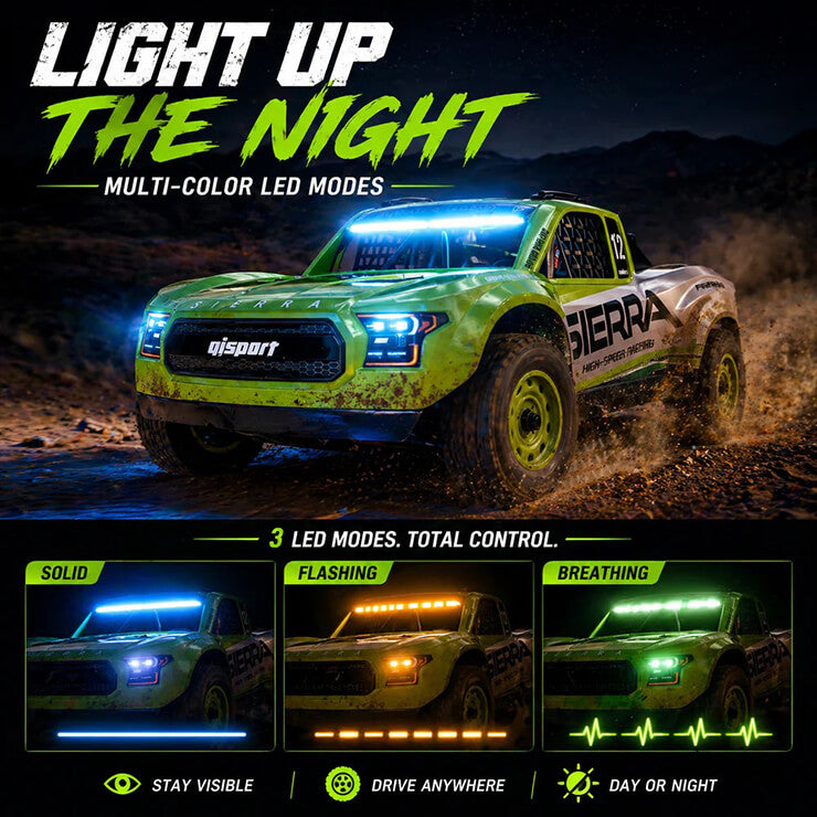 UDI RC 1/12 SIERRA 4WD SHORT COURSE TRUCK PRO RTR - GREEN
