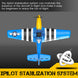 VOLANTEX P-51D MUSTANG V2 BLUE 4CH 400MM BRUSHED W/GYRO RTF