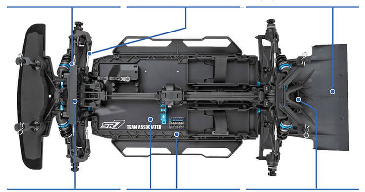 TEAM ASSOCIATED SR7 HOONIGAN ROLLER