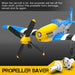 VOLANTEX P-51D MUSTANG V2 BLUE 4CH 400MM BRUSHED W/GYRO RTF
