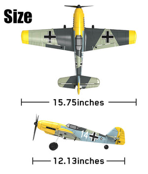VOLANTEX MESSERSCHMITT BF109 400MM BRUSHED W/GYRO EPP RTF