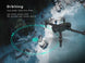 HUBSAN ZINO PRO FOLDING DRONE 4K, FPV, 5. 8G, GPS, FOLLOW, RTH