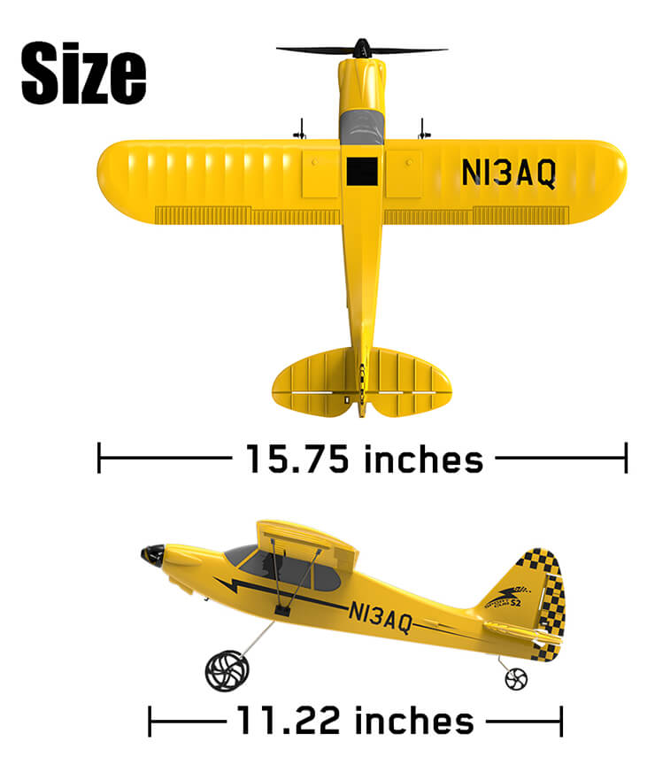 VOLANTEX SPORT CUB S2 3CH 400MM BRUSHED W/GYRO EPP RTF